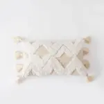 Bohemian Geometry Tufted Pillow tag1