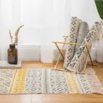 Bohemian Handwoven Floor Mat tag1