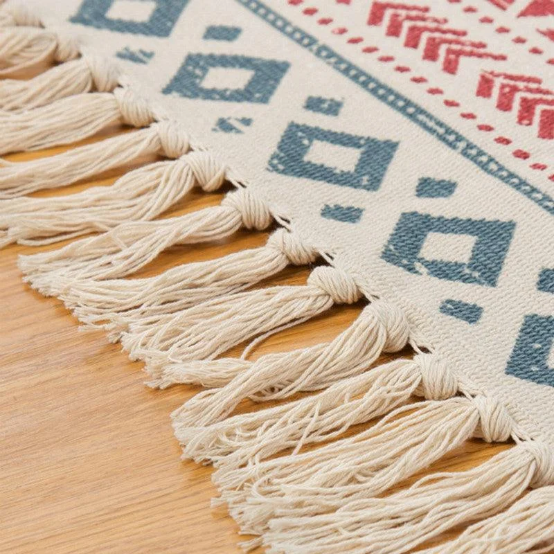 Bohemian Handwoven Floor Mat -  - #tag1#