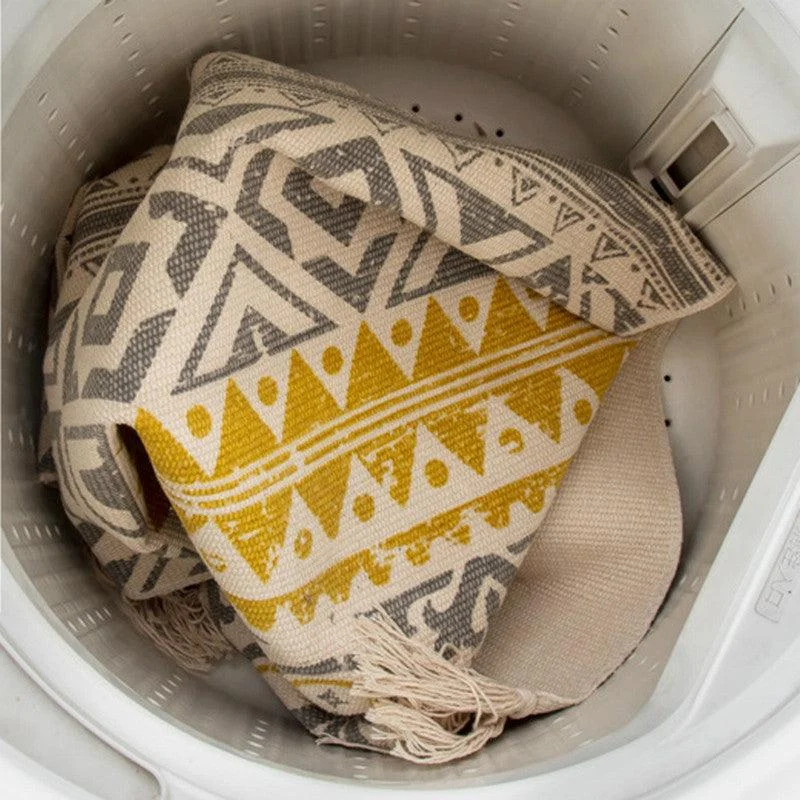 Bohemian Handwoven Floor Mat -  - #tag1#