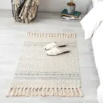 Bohemian Handwoven Floor Mat tag1