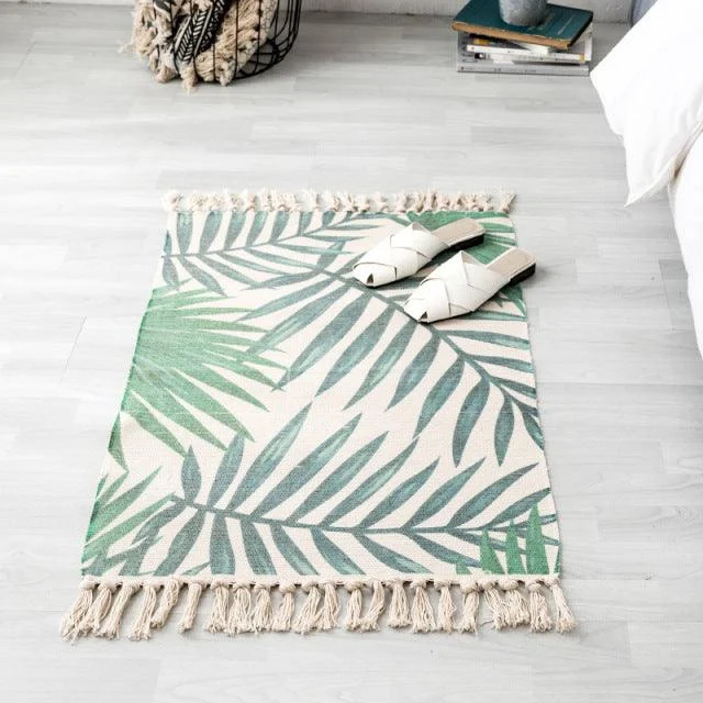 Bohemian Handwoven Floor Mat -  - #tag1#