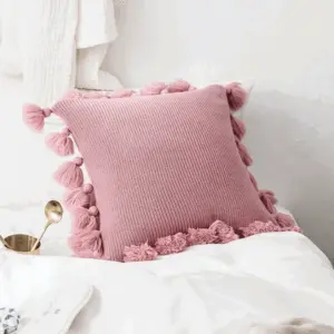 Bohemian Knitted Pastel Color Pillowcase -  - #tag1#