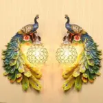 Bohemian Peacock Luxury LED Crystal Wall Sconce Lamp tag1