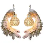 Bohemian Peacock Luxury LED Crystal Wall Sconce Lamp tag1