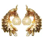 Bohemian Peacock Luxury LED Crystal Wall Sconce Lamp tag1