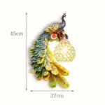 Bohemian Peacock Luxury LED Crystal Wall Sconce Lamp tag1