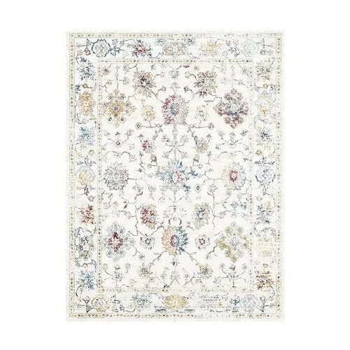 Bohemian Persian Flower Carpet Rug Comfortable Soft Bedroom Decoration -