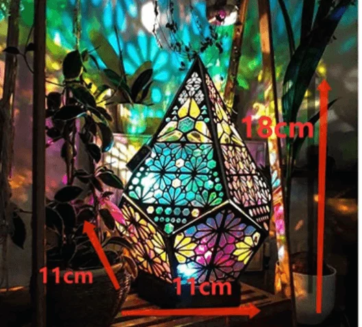 Bohemian Starry Sky Wooden Table Lamp -  - #tag1#