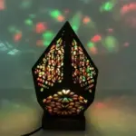 Bohemian Style Wooden LED Projection Lamp tag1