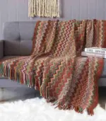 Bohemian_Throw_Blanket_Chevron_Pattern_Acrylic_130x220cm_-_-_tag1_-4155254 Bohemian Throw Blanket Chevron Pattern Acrylic 130x220cm tag1