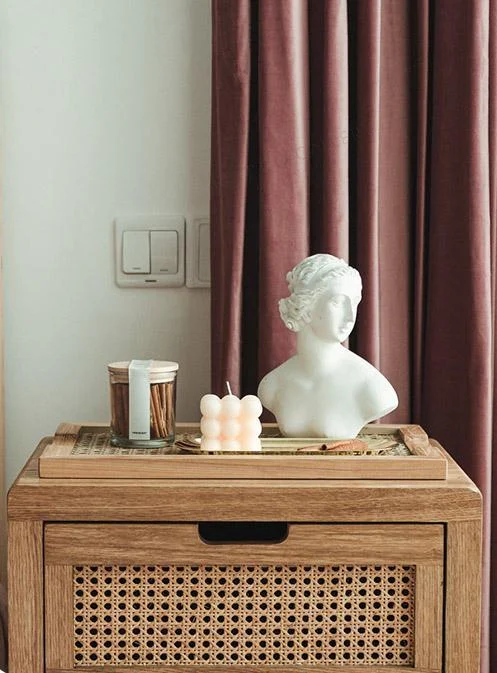 Bohemian Woven Rattan Wood Breakfast Tray -  - #tag1#