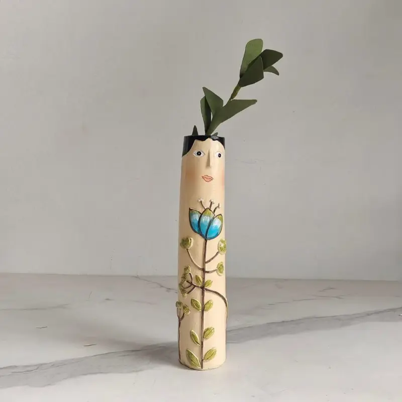 Bohemian style family vases