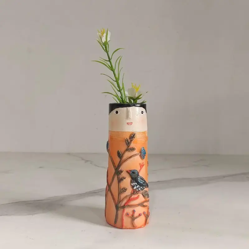 Bohemian style family vases