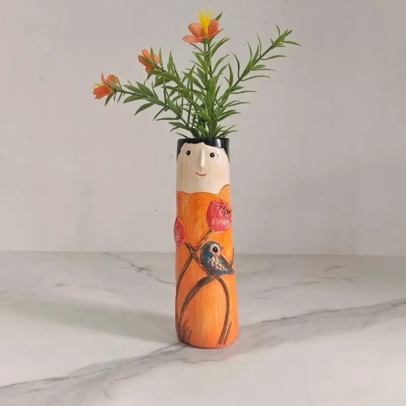 Bohemian style family vases