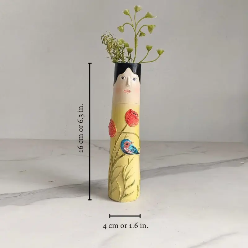 Bohemian style family vases