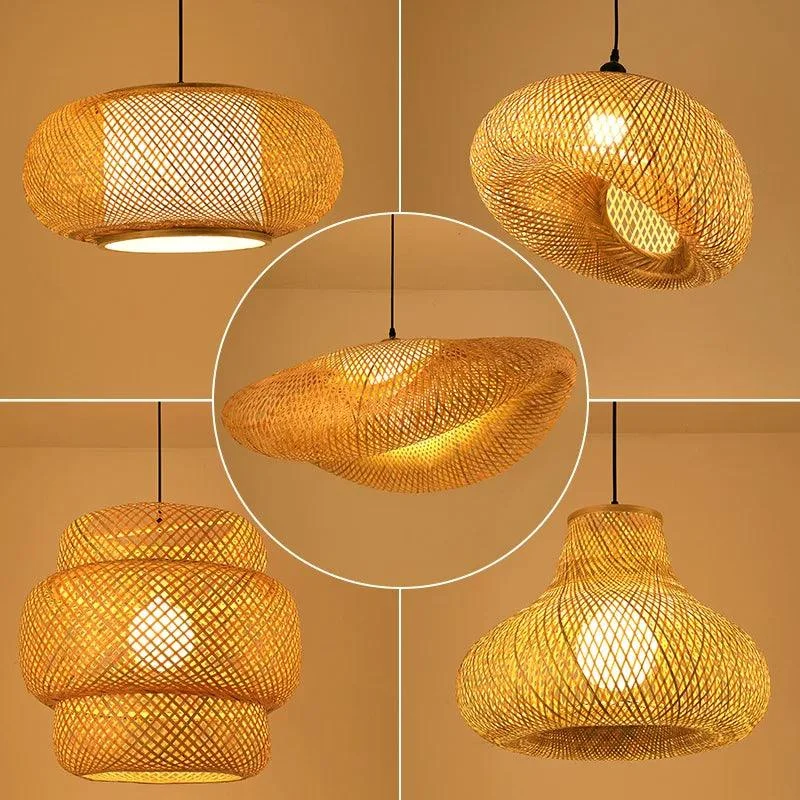 BohoBloom - Handmade Rattan Chandelier -  - #tag1#