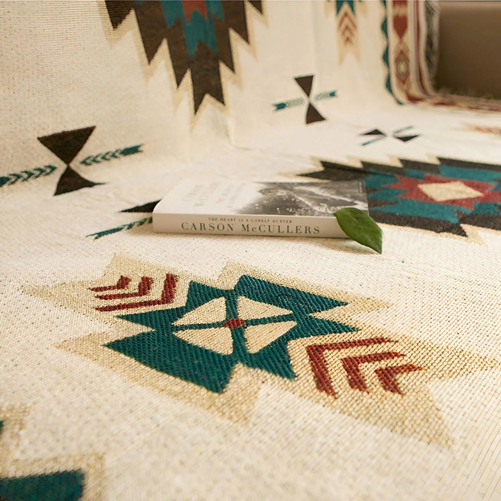 BohoFab Blanket - Luxury Boho Blanket Throw - Geometric Ethnic Tassel Tapestry Blanket -  - #tag1#