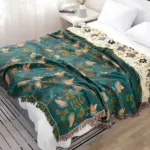 Boho_Blanket_-_Reversible_embroidered_cotton_blanket_with_birds_and_flowers_-_-_tag1_-4155299 Boho Blanket Reversible embroidered cotton blanket with birds and flowers tag1