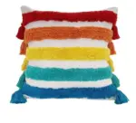 Boho Colorful Rainbow Pillow Cases