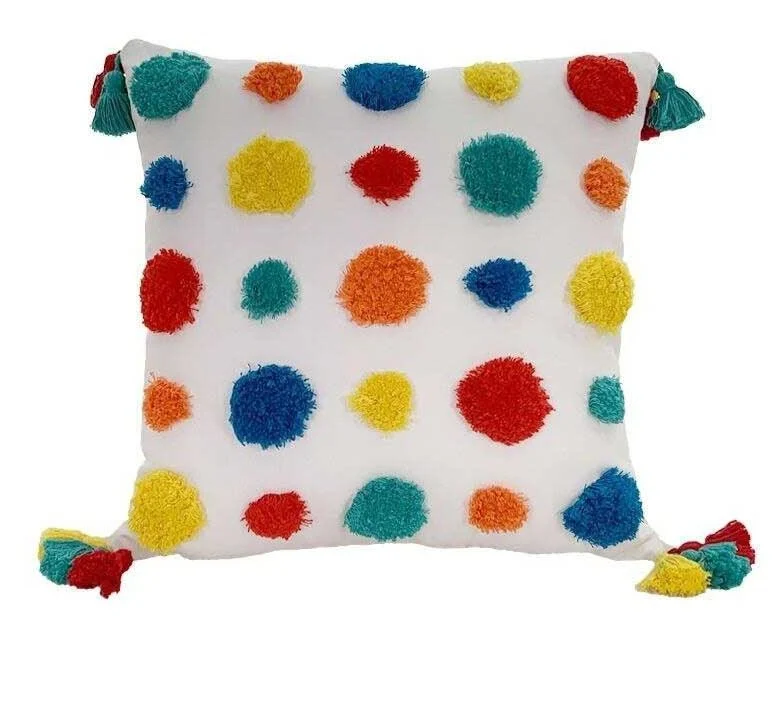 Boho Colorful Rainbow Pillow Cases -