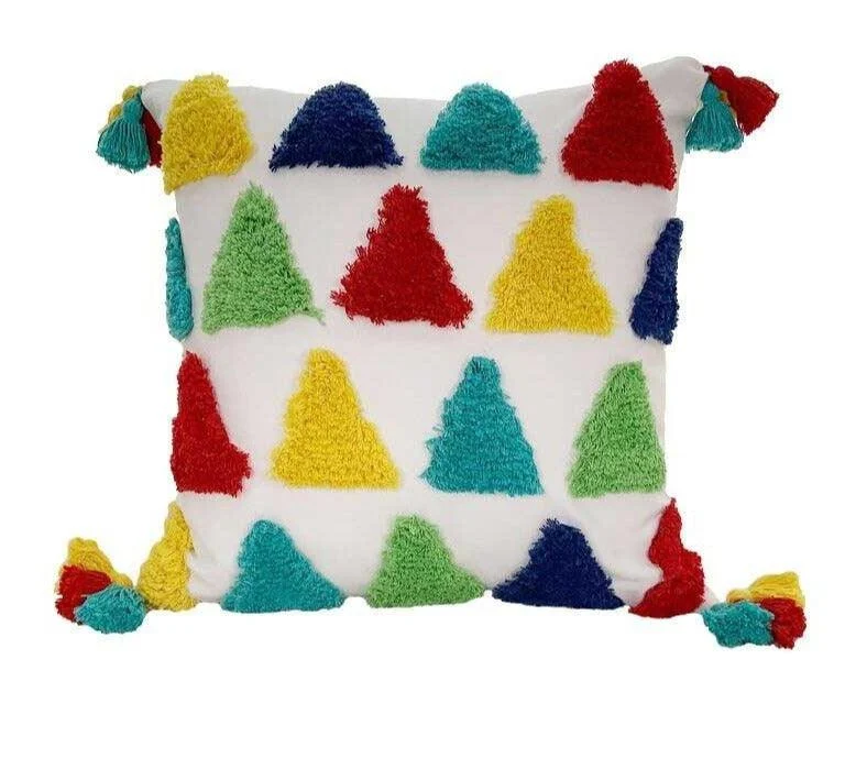 Boho Colorful Rainbow Pillow Cases -