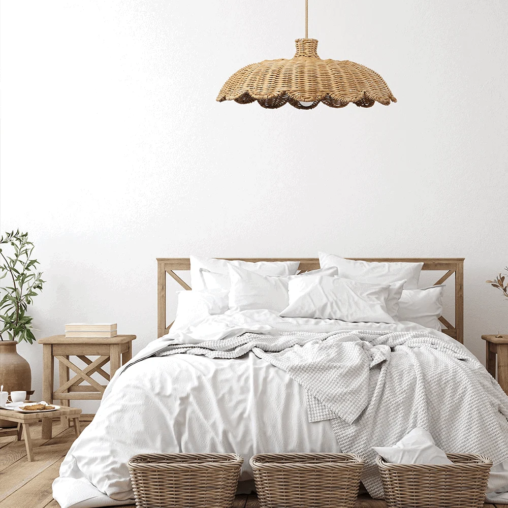 Boho Creative Decor Rattan Woven Pendant Lamp -  - #tag1#