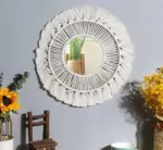Boho Decorative Macrame Mirrors
