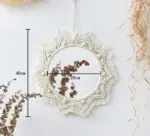 Boho Decorative Macrame Mirrors