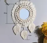 Boho Decorative Macrame Mirrors