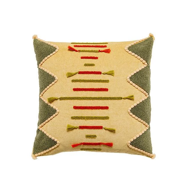 Boho Embroidered Throw Pillowcase -  - #tag1#