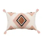 Boho Embroidered Throw Pillowcase tag1