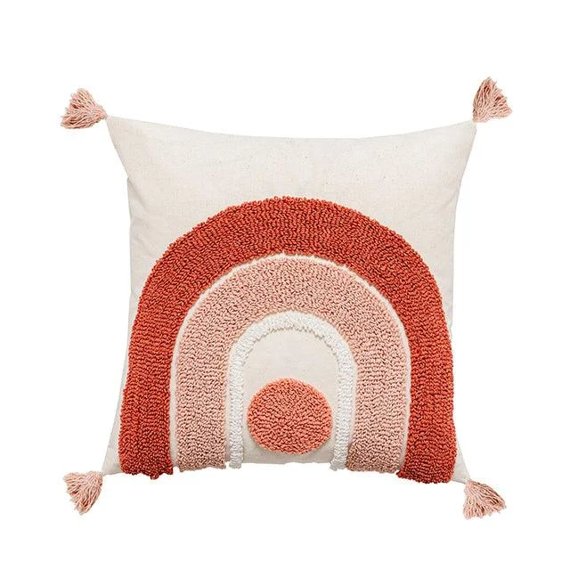 Boho Embroidered Throw Pillowcase -  - #tag1#