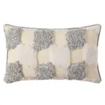 Boho Grey Tassel Pillow Cover tag1