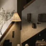Boho Handmade Woven Wicker Pendant Light tag1
