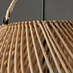 Boho High Quality Handwoven Wicker Hanging Lamp tag1