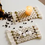 Boho Macrame Mat tag1