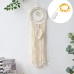 Boho Moon Dreamcatcher Macrame Wall Hanging