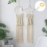 Boho Moon Dreamcatcher Macrame Wall Hanging