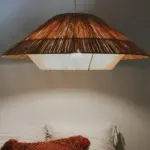 Boho_Natural_Fabric_Hat_Pendant_Lamp_Handmade_16 Boho Natural Fabric Hat Pendant Lamp Handmade