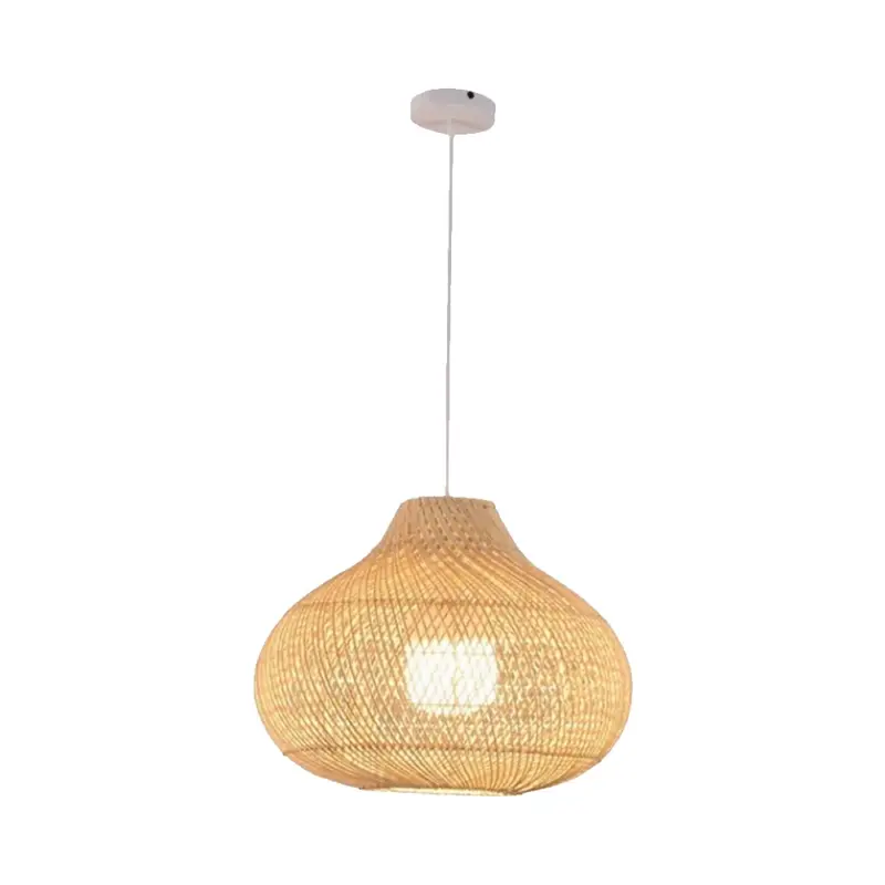 Boho Natural Handmade Island Pendant Light tag1