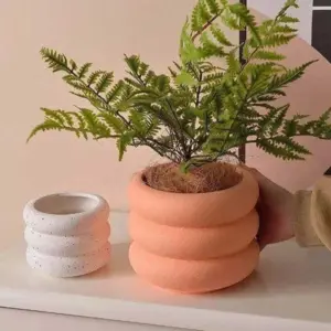 Boho Spiral Bubble Planter Pot - 