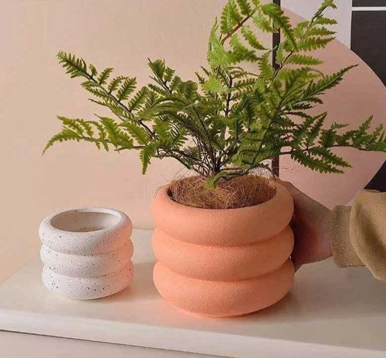 Boho Spiral Bubble Planter Pot -