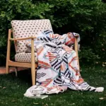 Boho Style Geometric Design Blanket tag1