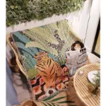 Boho Style Knitted Blanket tag1