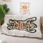 Boho Style Knitted Blanket tag1