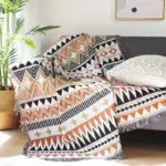 Boho Tassel Blanket Chic Comfort for Sofa and Beyond.