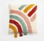 Boho Tribal Tassel Throw Pillow Cover