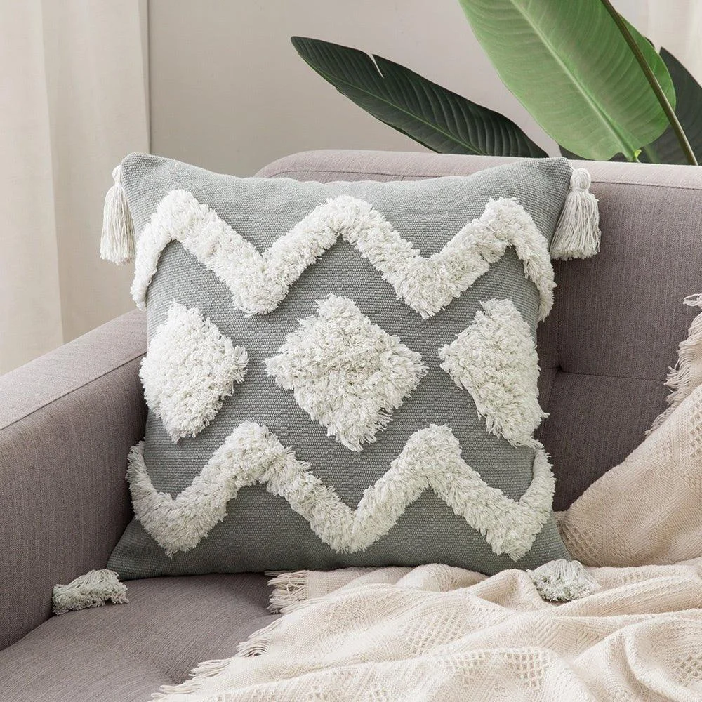 Boho Tufted Cushion Covers -