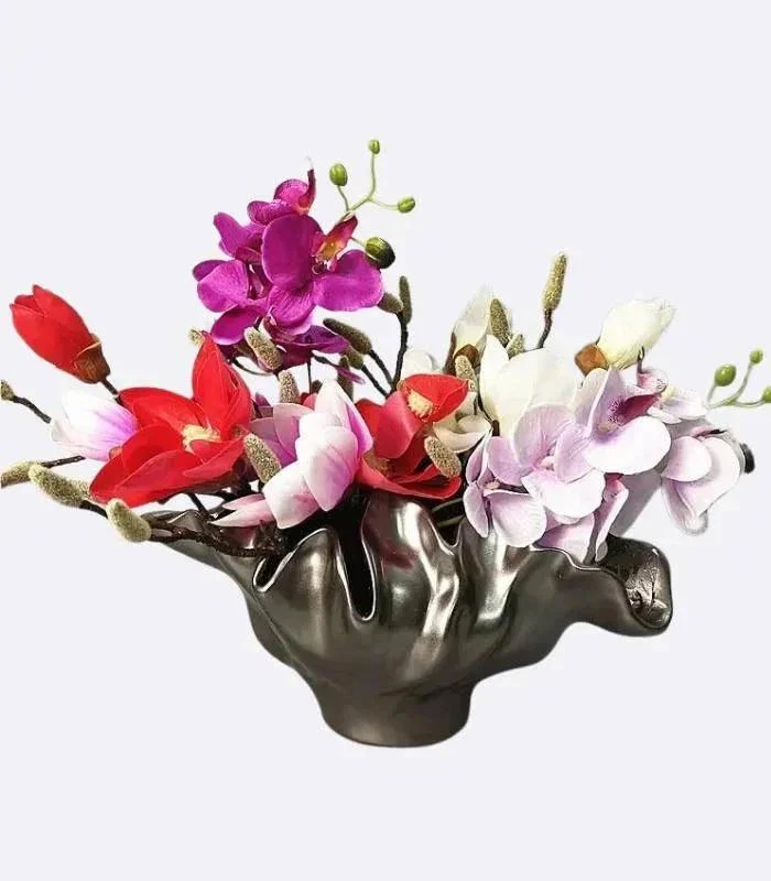 Bolide  Bowl Table Top Vase Resin Bronze -  - #tag1#